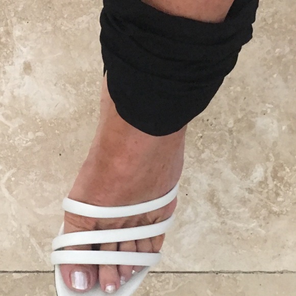 Brand new authentic Miu Miu black & white  sandals - Picture 2 of 6